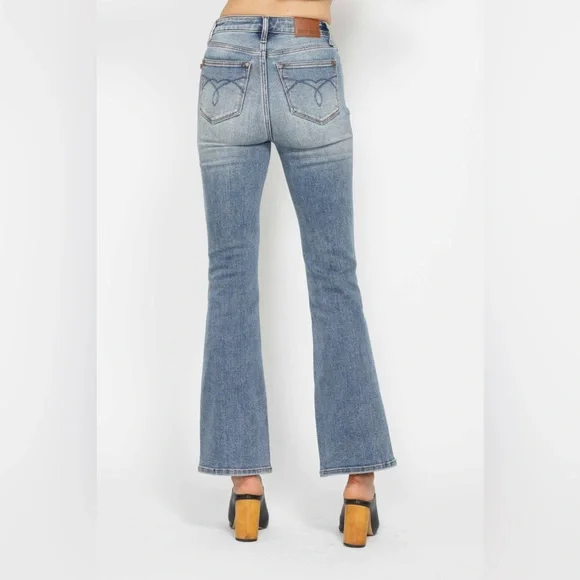 NWT Judy Blue PLUS + REG Size High Rise Tummy Control Bootcut Jeans - Picture 6 of 7